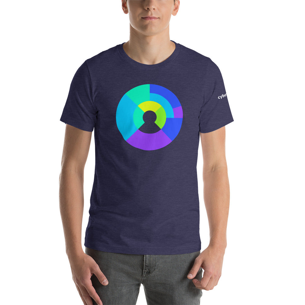 Logo on Chest and Sleeve - Short-Sleeve Unisex T-Shirt