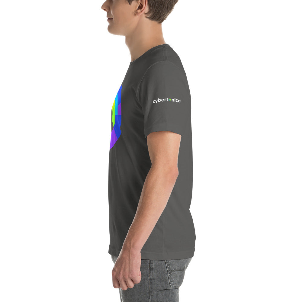 Logo on Chest and Sleeve - Short-Sleeve Unisex T-Shirt