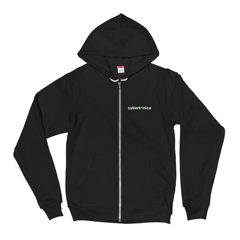 Logo on Chest - Unisex Zip Up Hoodie