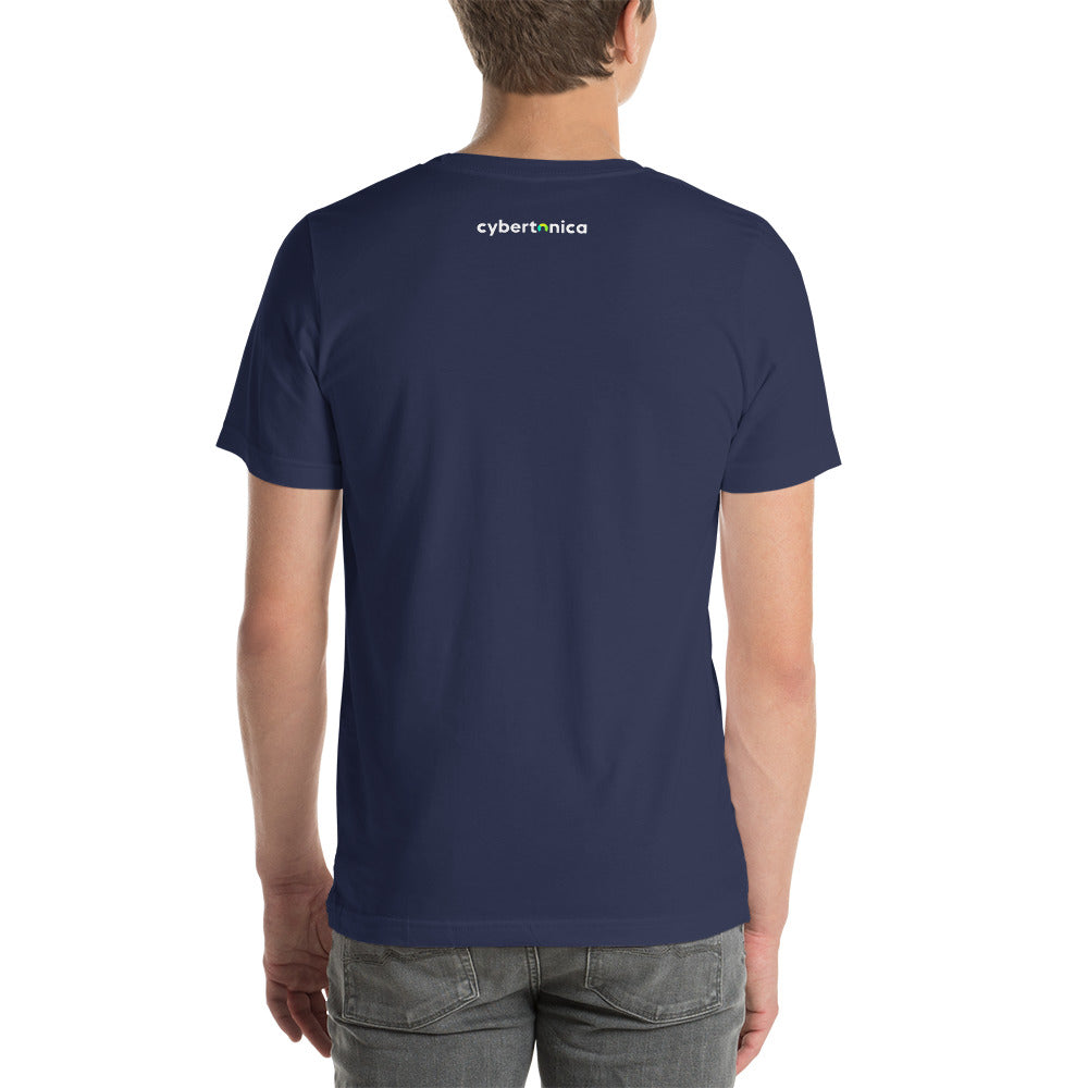 Binary Code with Logo on Back - Unisex T-Shirt