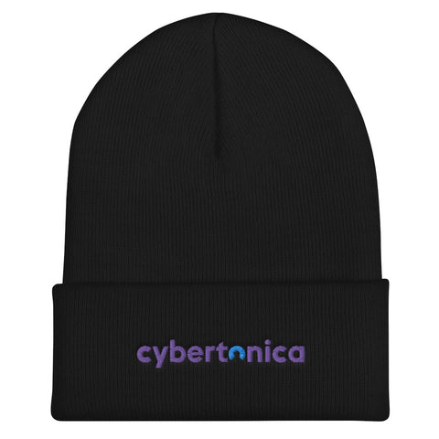 Logo in Purple - Cuffed Beanie