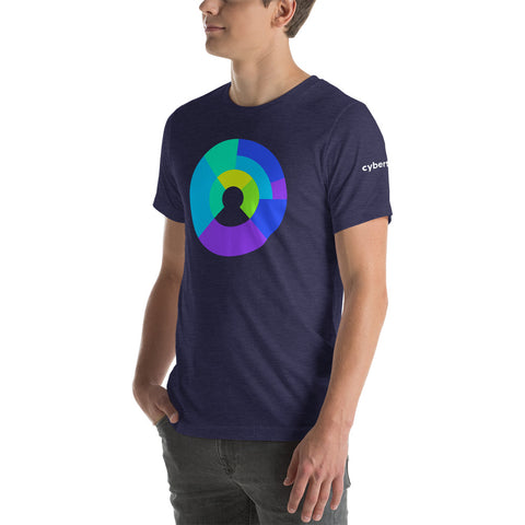 Logo on Chest and Sleeve - Short-Sleeve Unisex T-Shirt