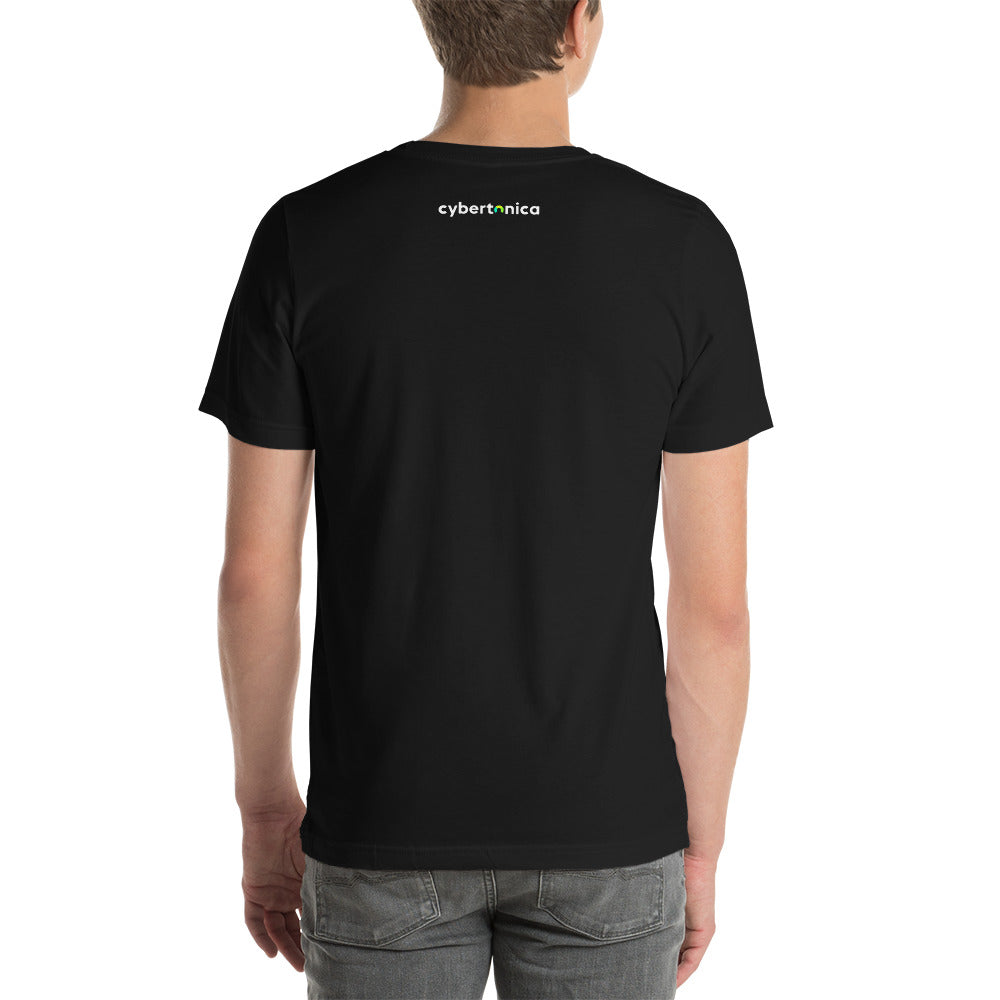 Binary Code with Logo on Back - Unisex T-Shirt