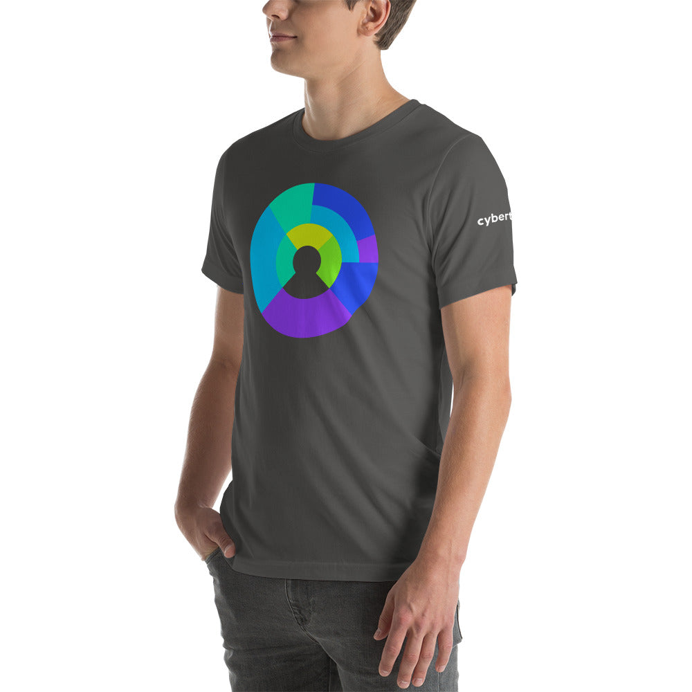 Logo on Chest and Sleeve - Short-Sleeve Unisex T-Shirt