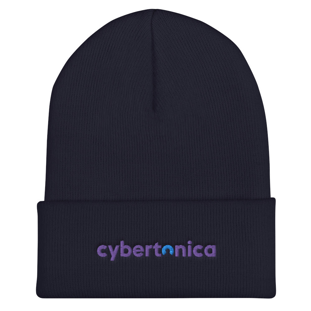 Logo in Purple - Cuffed Beanie