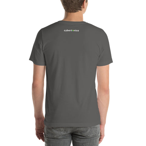 Binary Code with Logo on Back - Unisex T-Shirt